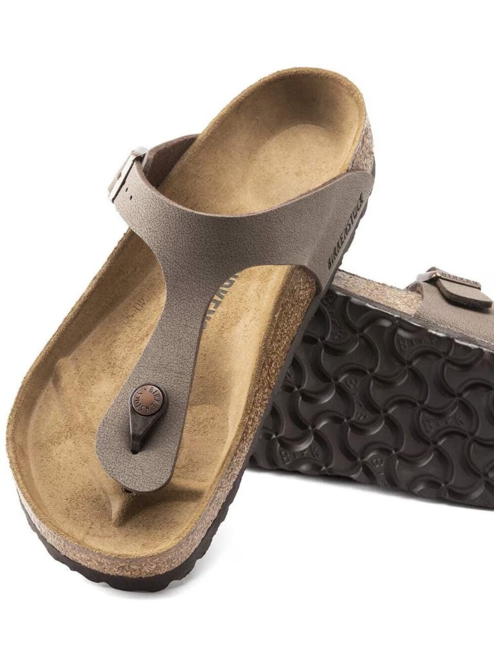 Birkenstock Gizeh Sandals in Stone NIB, Size 39